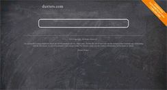 Desktop Screenshot of duxters.com