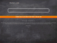 Tablet Screenshot of duxters.com